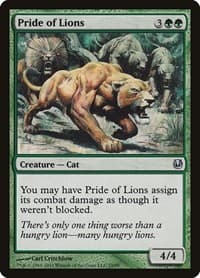 Pride of Lions - Duel Decks: Ajani vs. Nicol Bolas - Magic: The Gathering card