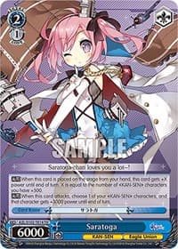 Saratoga - Azur Lane - Weiss Schwarz card