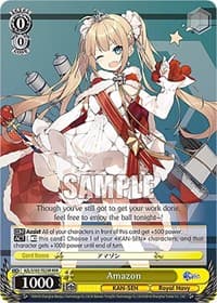 Amazon (RRR) - Azur Lane - Weiss Schwarz card