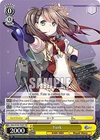 York - Azur Lane - Weiss Schwarz card