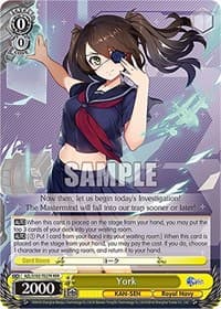 York (RRR) - Azur Lane - Weiss Schwarz card