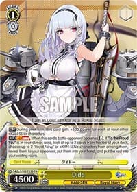 Dido - Azur Lane - Weiss Schwarz card