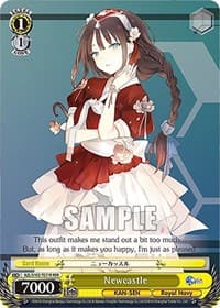 Newcastle (RRR) - Azur Lane - Weiss Schwarz card