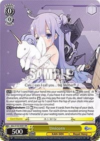 Unicorn - Azur Lane - Weiss Schwarz card