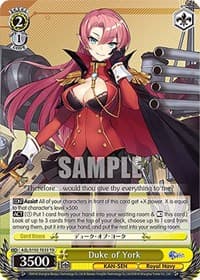 Duke of York - Azur Lane - Weiss Schwarz card