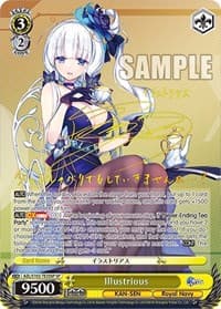 Illustrious (SP) (Gold Signature) - Azur Lane - Weiss Schwarz card