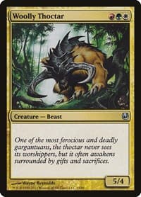 Woolly Thoctar - Duel Decks: Ajani vs. Nicol Bolas - Magic: The Gathering card