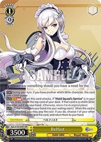 Belfast - Azur Lane - Weiss Schwarz card