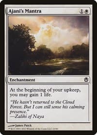 Ajani's Mantra - Duel Decks: Ajani vs. Nicol Bolas - Magic: The Gathering card