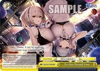 To the Proud You (RRR) - Azur Lane - Weiss Schwarz card
