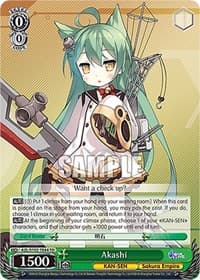 Akashi - Azur Lane - Weiss Schwarz card