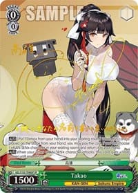 Takao (SP) (Gold Signature) - Azur Lane - Weiss Schwarz card