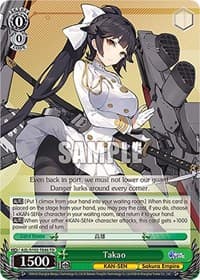 Takao - Azur Lane - Weiss Schwarz card