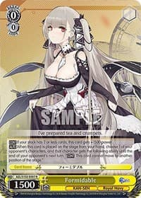 Formidable - Azur Lane - Weiss Schwarz card