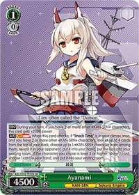 Ayanami (SR) - Azur Lane - Weiss Schwarz card