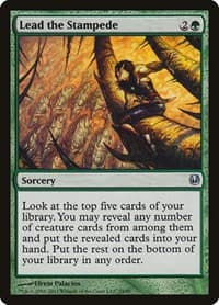 Lead the Stampede - Duel Decks: Ajani vs. Nicol Bolas - Magic: The Gathering card