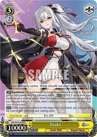 Drake - Azur Lane - Weiss Schwarz card