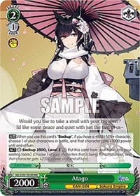 Atago (RRR) - Azur Lane - Weiss Schwarz card