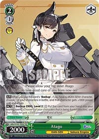 Atago - Azur Lane - Weiss Schwarz card