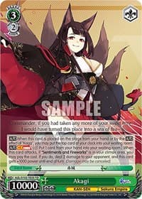 Akagi - Azur Lane - Weiss Schwarz card