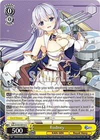 Rodney - Azur Lane - Weiss Schwarz card