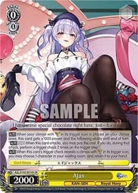 Ajax (SR) - Azur Lane - Weiss Schwarz card