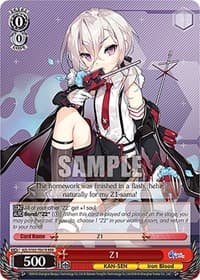 Z1 (RRR) - Azur Lane - Weiss Schwarz card