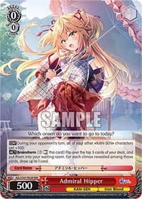 Admiral Hipper (RRR) - Azur Lane - Weiss Schwarz card