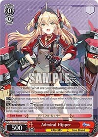 Admiral Hipper - Azur Lane - Weiss Schwarz card
