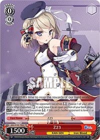 Z23 - Azur Lane - Weiss Schwarz card