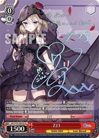 Z23 (SP) (Gold Signature) - Azur Lane - Weiss Schwarz card