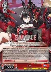 Z24 (RRR) - Azur Lane - Weiss Schwarz card