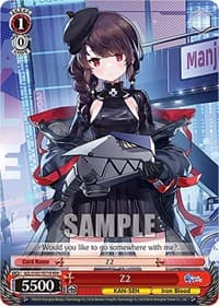 Z2 (RRR) - Azur Lane - Weiss Schwarz card