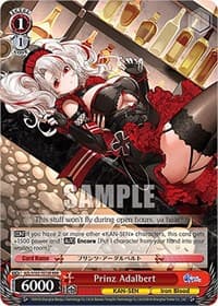 Prinz Adalbert (RRR) - Azur Lane - Weiss Schwarz card