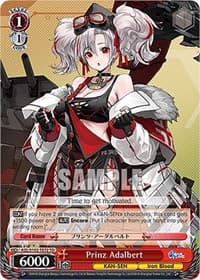 Prinz Adalbert - Azur Lane - Weiss Schwarz card