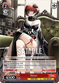 Weser (RRR) - Azur Lane - Weiss Schwarz card
