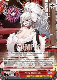 Prinz Heinrich (RRR) - Azur Lane - Weiss Schwarz card