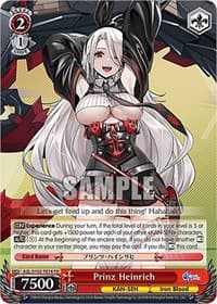 Prinz Heinrich - Azur Lane - Weiss Schwarz card