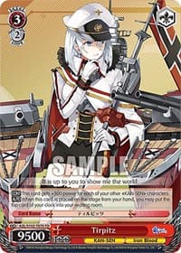 Tirpitz - Azur Lane - Weiss Schwarz card