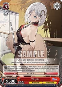 Tirpitz (RRR) - Azur Lane - Weiss Schwarz card