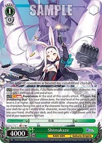 Shimakaze - Azur Lane - Weiss Schwarz card