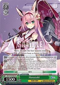 Hanazuki - Azur Lane - Weiss Schwarz card