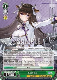Kashino - Azur Lane - Weiss Schwarz card