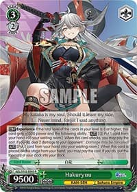 Hakuryuu - Azur Lane - Weiss Schwarz card