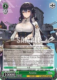 Azuma - Azur Lane - Weiss Schwarz card