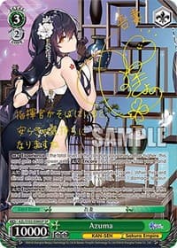 Azuma (SP) (Gold Signature) - Azur Lane - Weiss Schwarz card