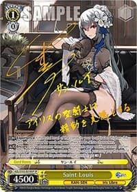Saint Louis (SP) (Gold Signature) - Azur Lane - Weiss Schwarz card