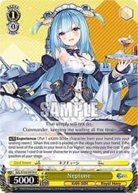 Neptune - Azur Lane - Weiss Schwarz card