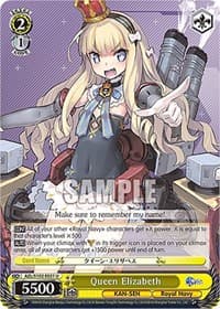 Queen Elizabeth - Azur Lane - Weiss Schwarz card