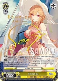Richelieu (SP) (Gold Signature) - Azur Lane - Weiss Schwarz card